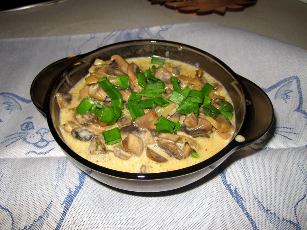 Говядина с шампиньонами