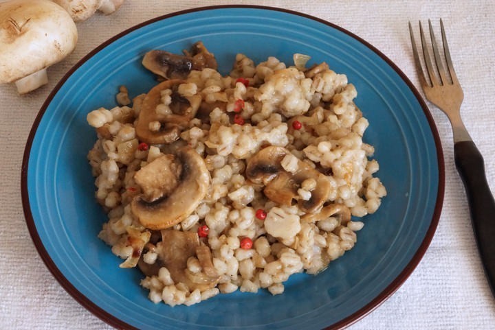 Рецепт приготовления перловки с шампиньонами